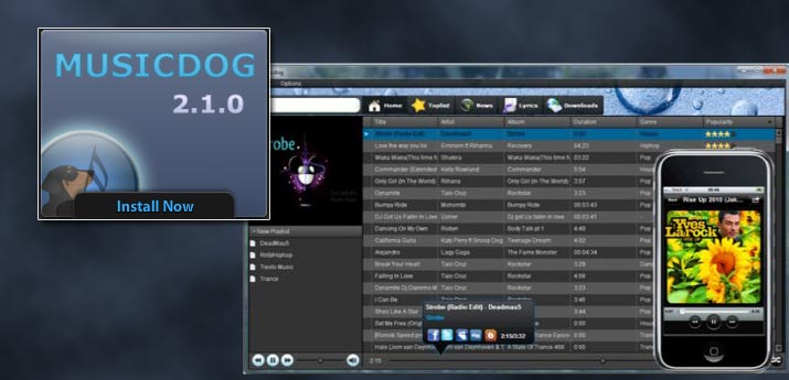Musicdog: Alternativa gratuita a Spotify, sin anuncios y descargas gratuitas
